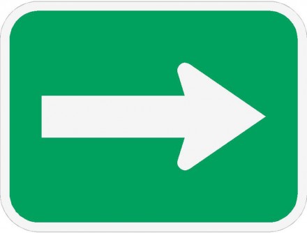 Arrow Sign | Decker Supply