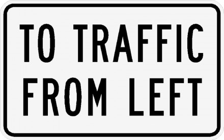 To Traffic From Left | Decker Supply