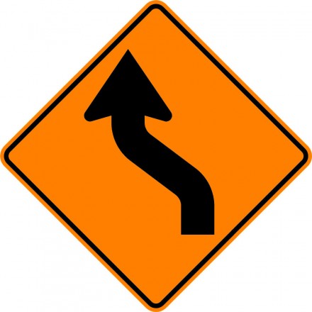 Left Reverse Curve Symbol | Decker Supply
